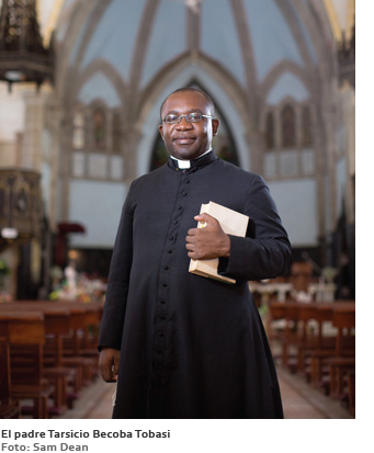 Father Tarsicio Becoba Tobasi (Photo: Sam Dean)