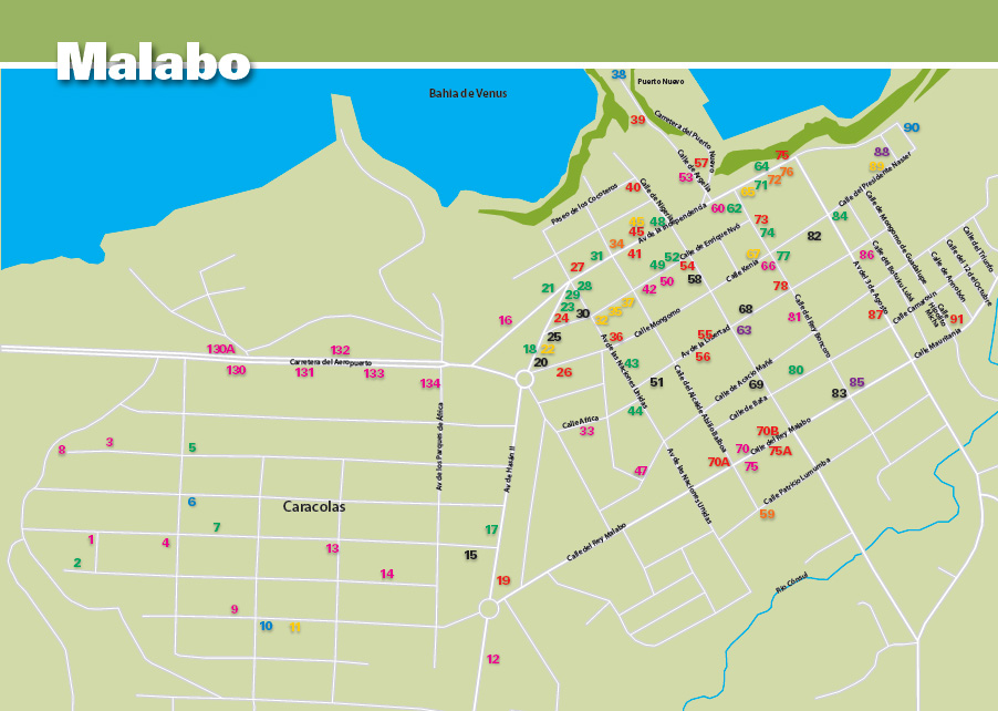 Malabo I Map